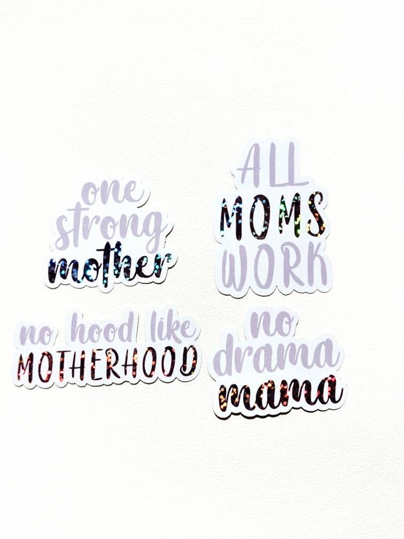 Working Mom Sticker All Moms Work Sticker | Glitter Weatherproof Vinyl Sticker - Etsy