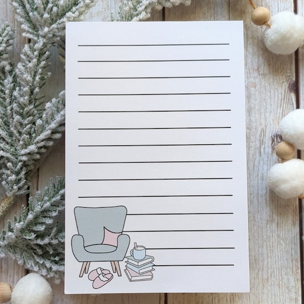 Cozy Vibes Notepad | 50 Page 4x6 To Do List Notepad