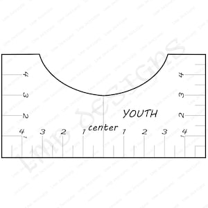 Ferramenta de alinhamento de camisetas para jovens svg, régua de camisetas, ferramenta de alinhamento de camisetas, guia de colocação de camisas, ferramenta de alinhamento de camisetas, crianças