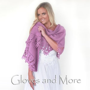 Bridal shawl lilac, bridal cover up, orchid wedding bolero, crochet shawl, capelet, wedding wrap, bridal cape, for bridesmaid, plus size too