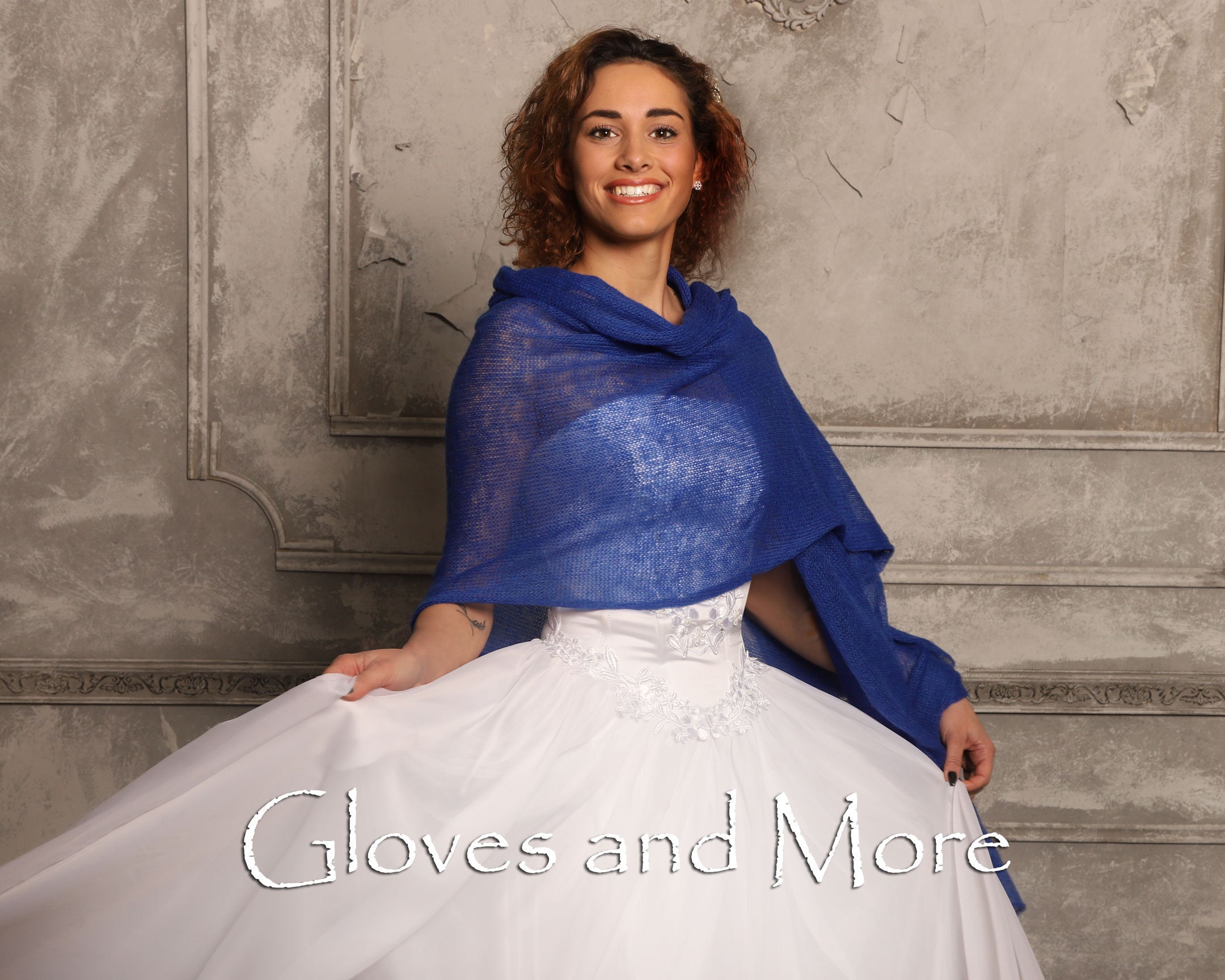 royal blue cover up for wedding
