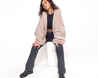 1960s Vintage Mohair Zip Cardigan: Sears Kings Road V-neck - Etsy