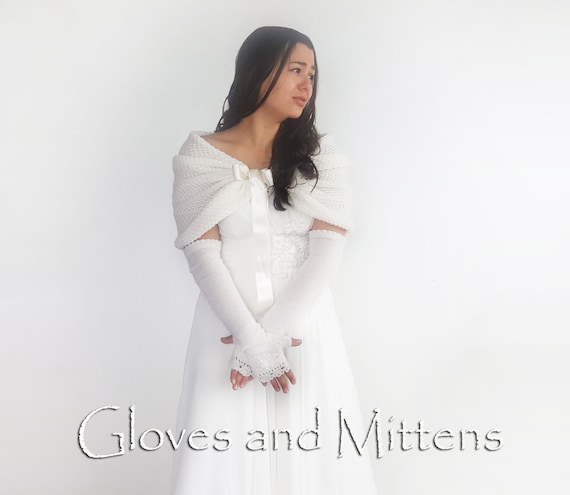 winter bridal gloves