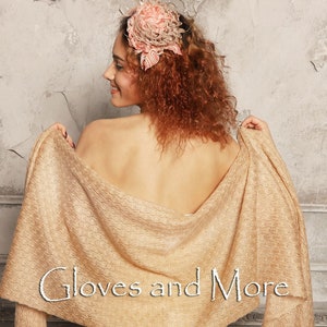 Beige braut schulterschal, brautsschal, brautsschal, brautsschal, bolero, honig strickschal, brautsschal, schal, auch in plus size