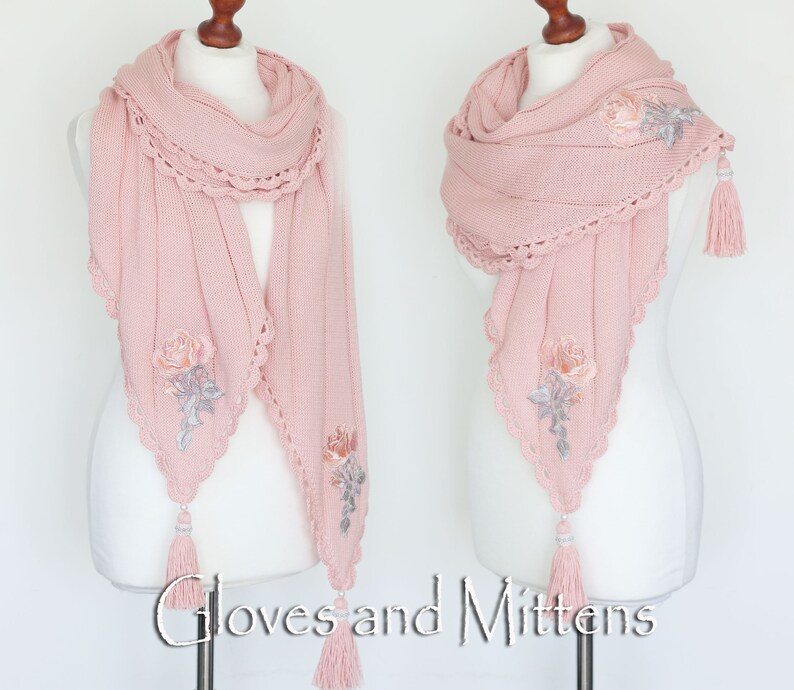 Bridesmaid Shawl Wedding Wrap Bridal Shawl Bridal Cover Up Wedding Bolero Bisque Knitted Shrug Peach Shawl Capelet Bridal Cape Shabby Chic