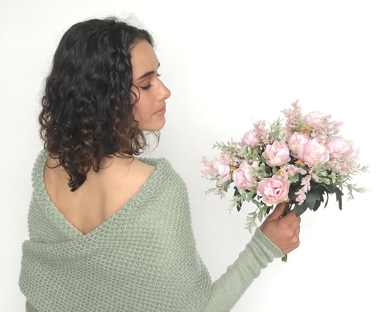 Wedding Sweater Sage Green Convertible Wedding Jacket Sage Etsy