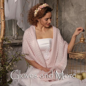 Chal de boda, chal de novia rosa ruborizado, chal de novia, bolero de boda, encogimiento de hombros, chal de punto, capa rosa pálido, capa de novia, tallas grandes también