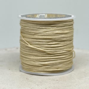 10 m macramé ribbon, macrame ribbon light beige, decorative ribbon, 20 euros/meter image 2