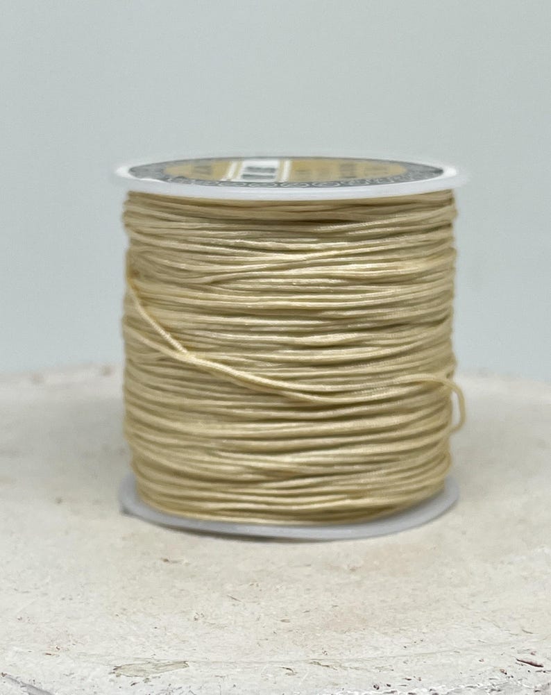 10 m macramé ribbon, macrame ribbon light beige, decorative ribbon, 20 euros/meter image 2