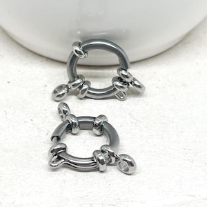 Edelstahl Federring Verschluss