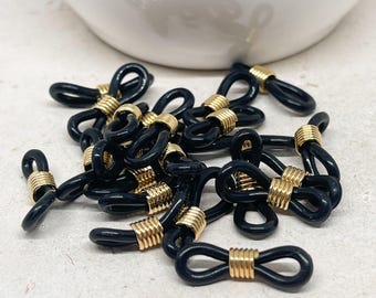 20 pcs. Eyeglass loops, eyeglass chain holders