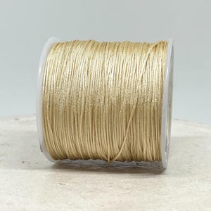 10m Macraméband, Macramee Band Hellbeige, Schmuckband, 20 Euro/m