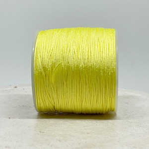 10m  Macraméband Hellgelb, Schmuckband, 0,20EUR/m