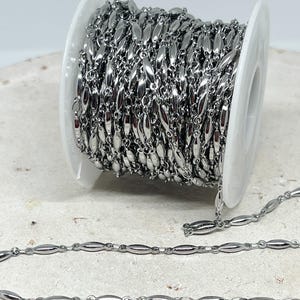 Edelstahl Bar Kette, 1m Edelstahl Kette