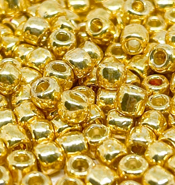 10g TOHO Seed Beads, 39EUR/100g, Permanent Finish Starlight Nr. PF 557, verschiedene Größen, Rocaille Perlen