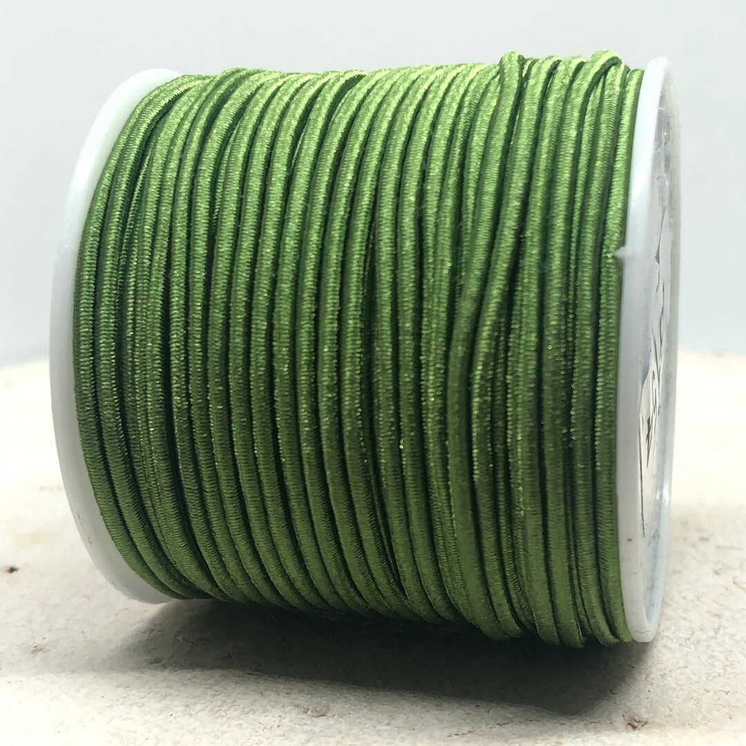 Elastic Band Elastic Band 1.5 Mm Rubber Cord Jasmine Green 5 Etsy UK