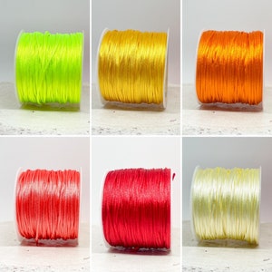 Satinband 1,5mm, verschiedene Farben Schmuckband, 5 Meter Satinband, 0,40 EUR/m