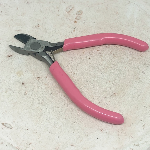 1 St. Zange Seitenschneider, Rosa Zange Stahl, kleine Zange aus Kohlenstoffstahl