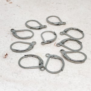 Stainless steel earring studs, stainless steel earring studs, 5 pairs of earring studs