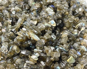 Labradorite Gemstone Beads, Gemstone Chips 5 mm - 8 mm, Labradorite Chips, Labradorite Chip, Labradorite Nuggets