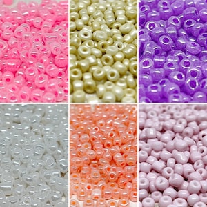 20 gram rocaillekralen, rocaille, 8EUR/100g, roze rocaille, rocailles 8/0 - 3 mm