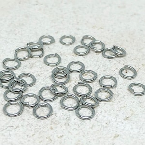 30 St. Edelstahl Biegeringe, Offene Biegeringe rund, verschiedene Größen
