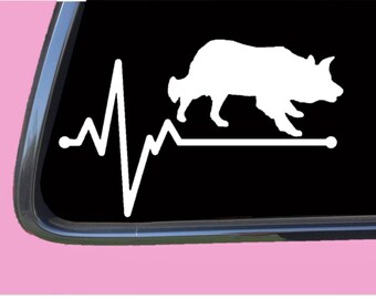 Puggle Lifeline TP 578 vinyl 8/" Decal Sticker dog beagle pug designer breed