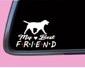 Labrador Retriever Sticker TP 811 Best Friend Decal dog