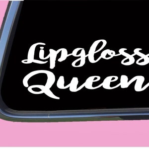 Lipgloss Queen TP 282 Sticker  Decal artist lipstick makeup cosmetologist