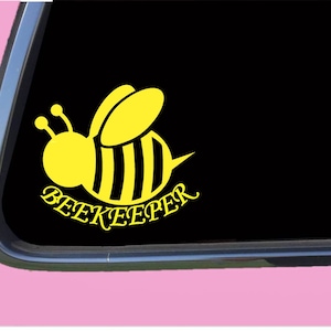 Beekeeper Sticker tp 932 Beekeeping decal hive comb honey wax