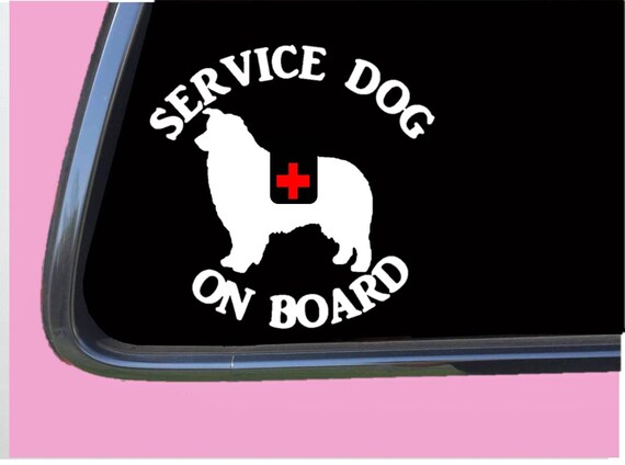 Buy Service Dog Aussie Sticker Decal TP 1372 Training Vest Patch