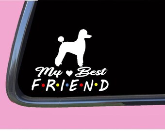 Poodle Sticker TP 810 Best Friend Decal dog