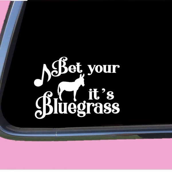 Bluegrass Decal - Etsy