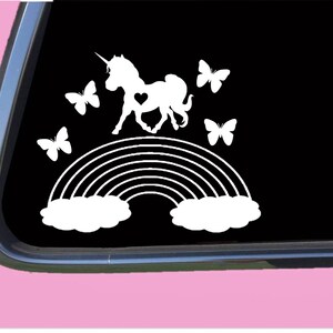 Rainbows Butterflies and Unicorns TP 1396 Sticker Fantasy Decal