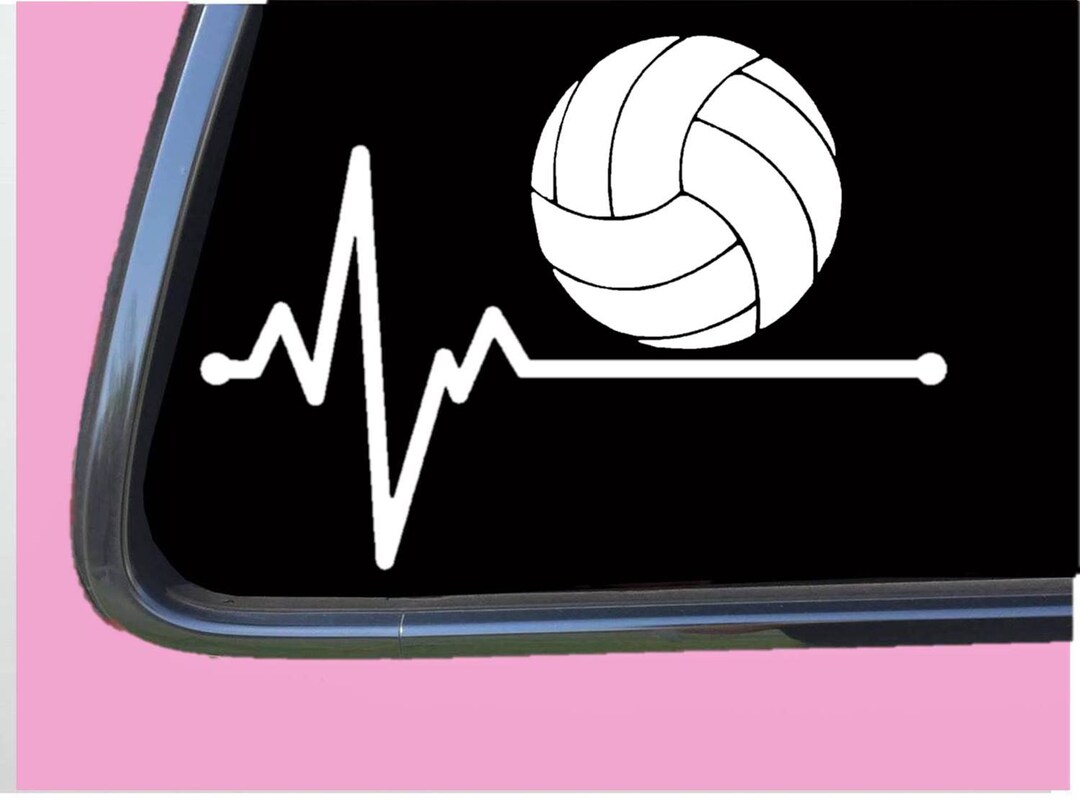 Volleyball Lifeline TP196 Vinyl Decal Sticker Setter Hitter Etsy