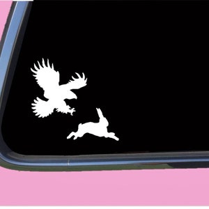 Bird catching prey TP 624 Sticker Decal falconry hawk birds of prey hood
