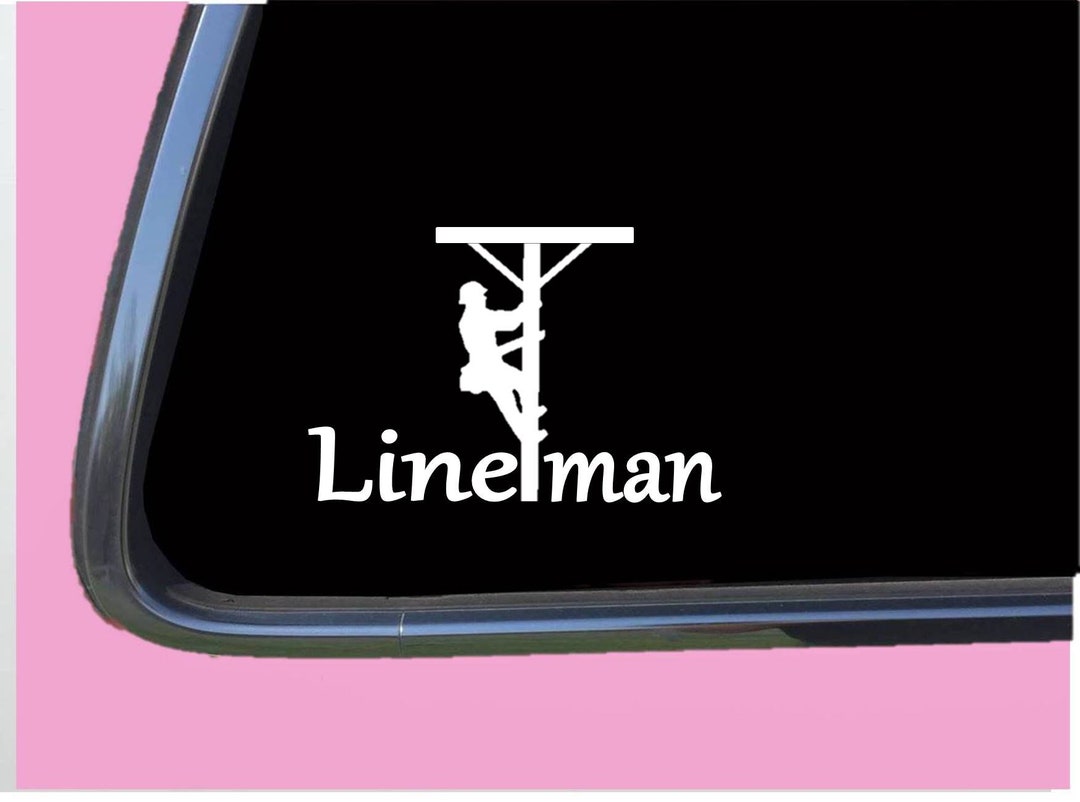 Line Work Decal Lineman TP 615 Sticker Decal Line Worker Journey Hat Gloves - Etsy