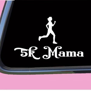 5K Mama TP001 vinyl  Decal Sticker running mom runner