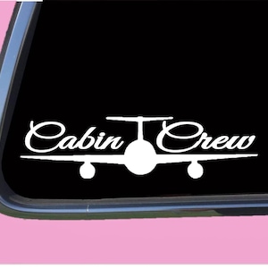 Cabin Crew Decal Sticker  TP 786 Pilot flight attendant