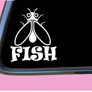 Flyfishing Fly TP 664 vinyl  Decal Sticker rod line waders hooks fishing