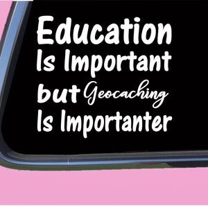 Geocaching Important TP057 vinyl  Decal Sticker geocacher