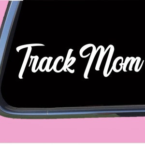 Track Mom TP138 vinyl  Decal Sticker mom running