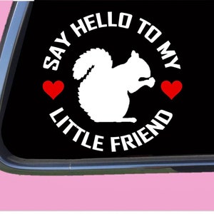 Squirrel my Little Friend TP-1070 Vinyl Aufkleber Einzug
