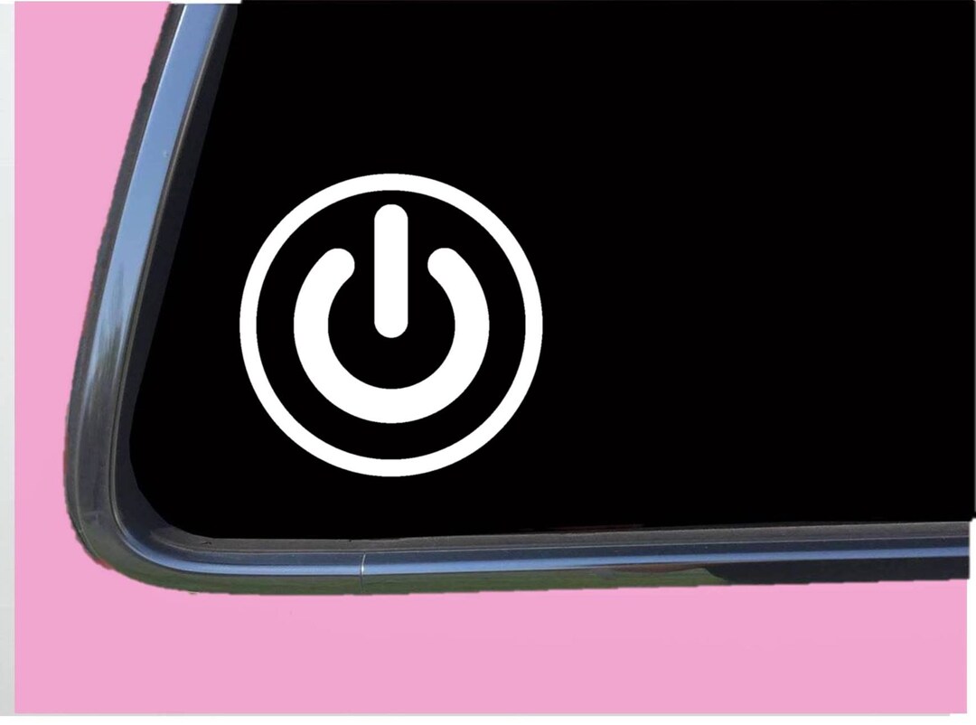 EV Power Button Sticker Decal TP 945 Electric Vehicle Hybrid Car - Etsy