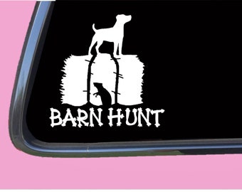 Jack Russell Barn Hunt TP 530 vinyl  Decal Sticker rat tubes book tshirt