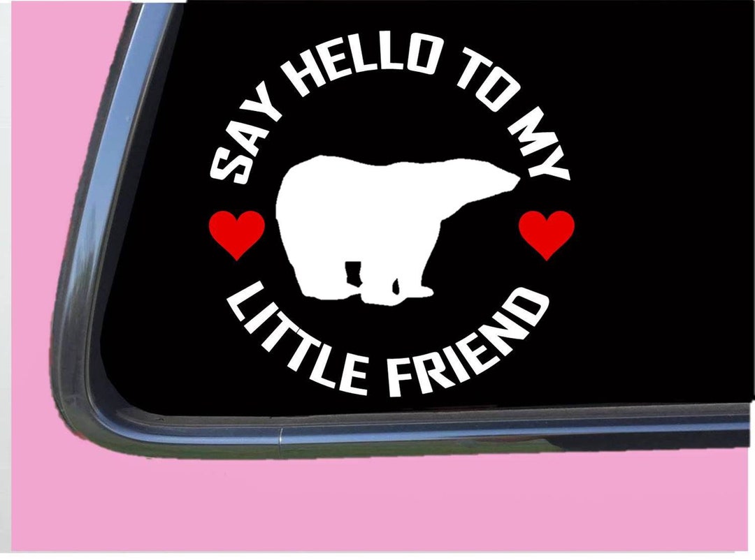 Polar Bear My Little Friend TP 1126 Vinyl Decal Sticker - Etsy