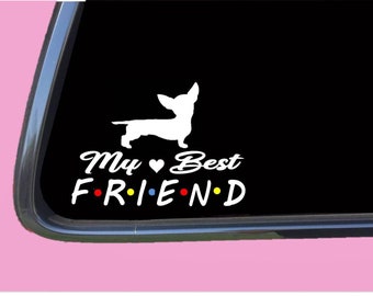 Chiweenie Sticker TP 820 Best Friend  Decal dog