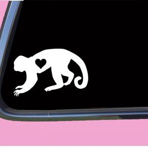 Capuchin Monkey Lil Heart TP 723 vinyl Decal Sticker spider old world toys