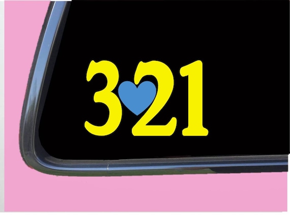 321 Down Syndrome Tp 256 Vinyl 8 Aufkleber 21 Chromosom Bewusstsein