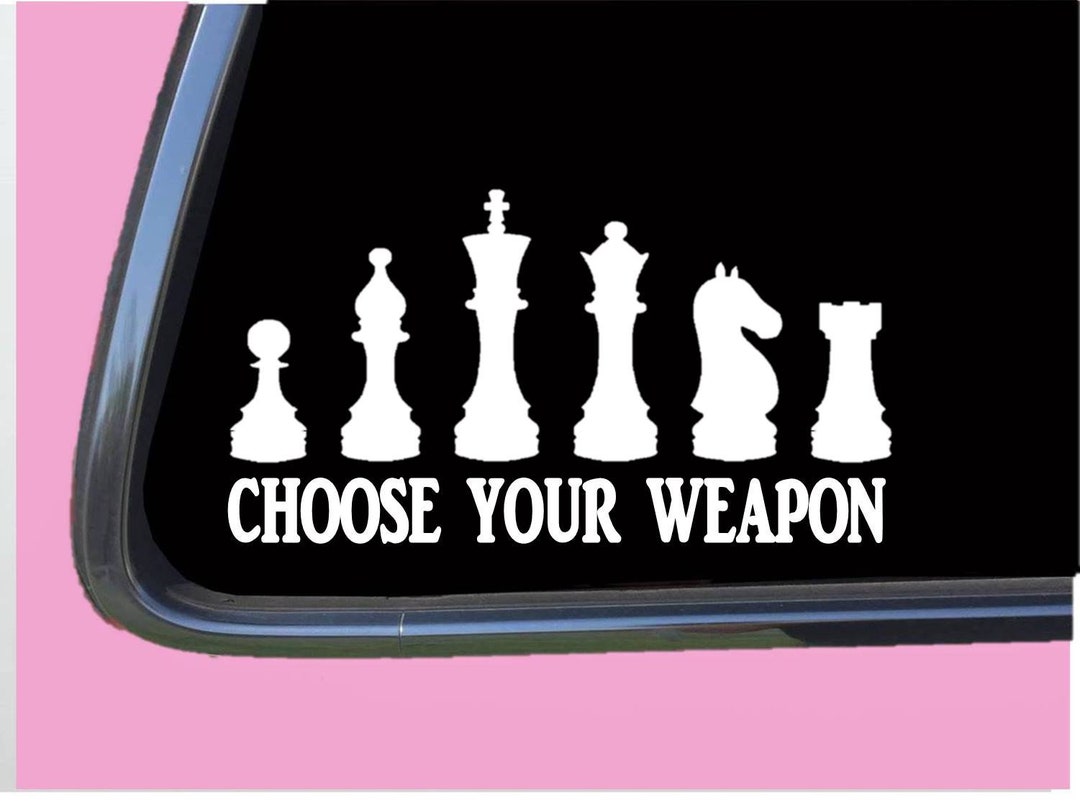 Chess Car Sticker Chess Sticker Choose TP 1390 Vinyl Decal Window Vinyl Set Gift - Etsy